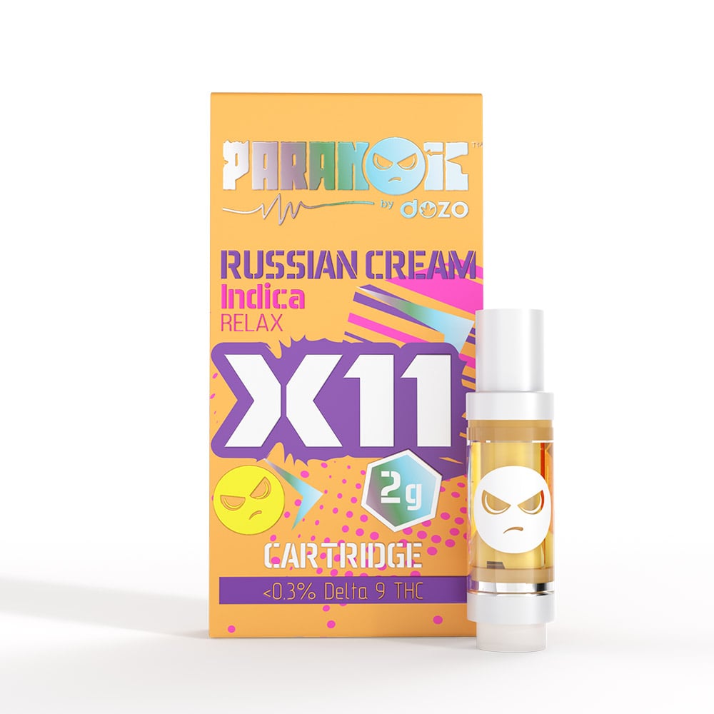 Dozo Paranoic X11 Cart | Russian Cream (Indica)