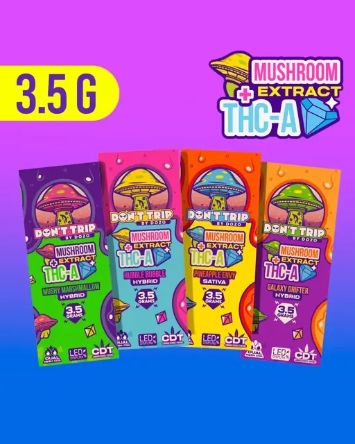 Don't Trip Mushroom Extract + THC-A · 3.5g