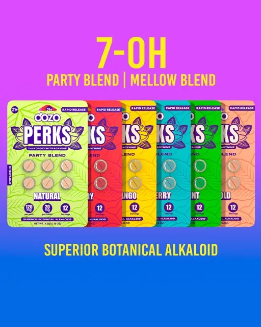 Perks 7-OH · 6ct · 120mg