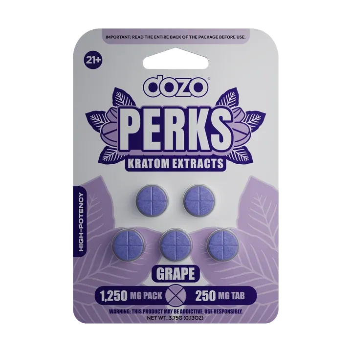 Perks Kratom Extracts · 5ct · 1,250mg