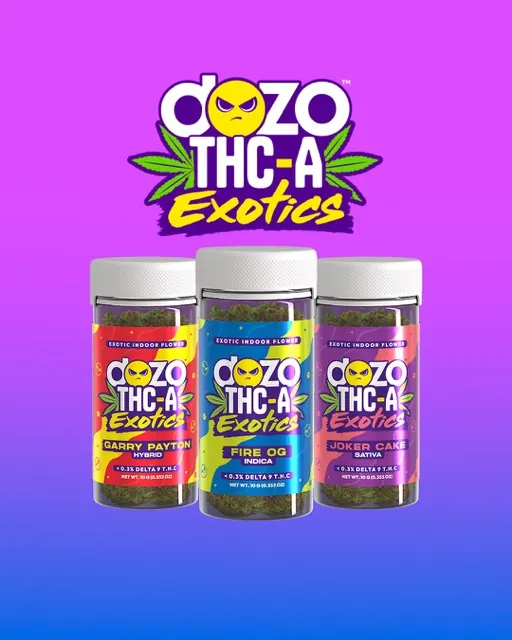 THC-A Exotics · 10g by DOZO