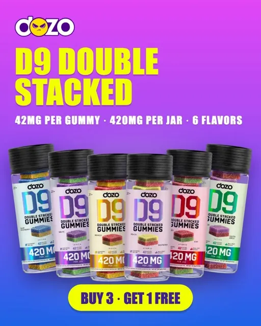 D9 Double Stacked Gummies by DOZO