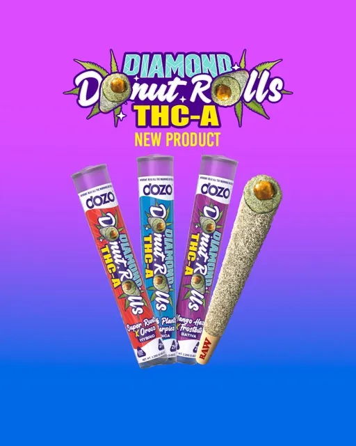 Diamond Donut Rolls by DOZO