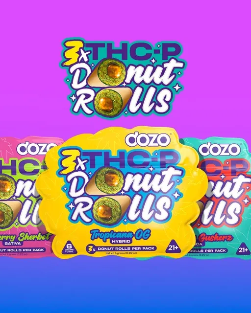 Donut Prerolls THC-P · 3ct by DOZO