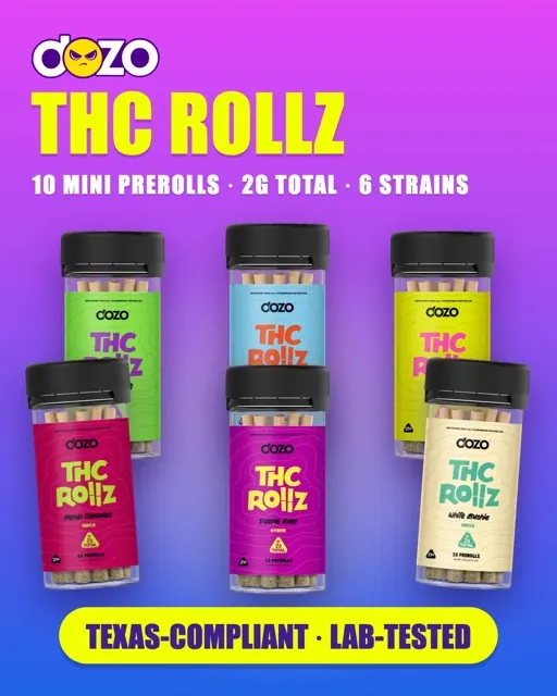 THC Rollz · 10ct by DOZO