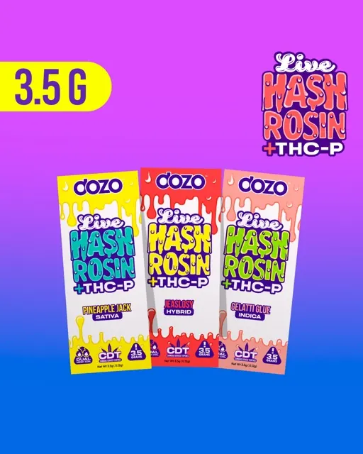 Live Hash Rosin THC-P Vape by DOZO