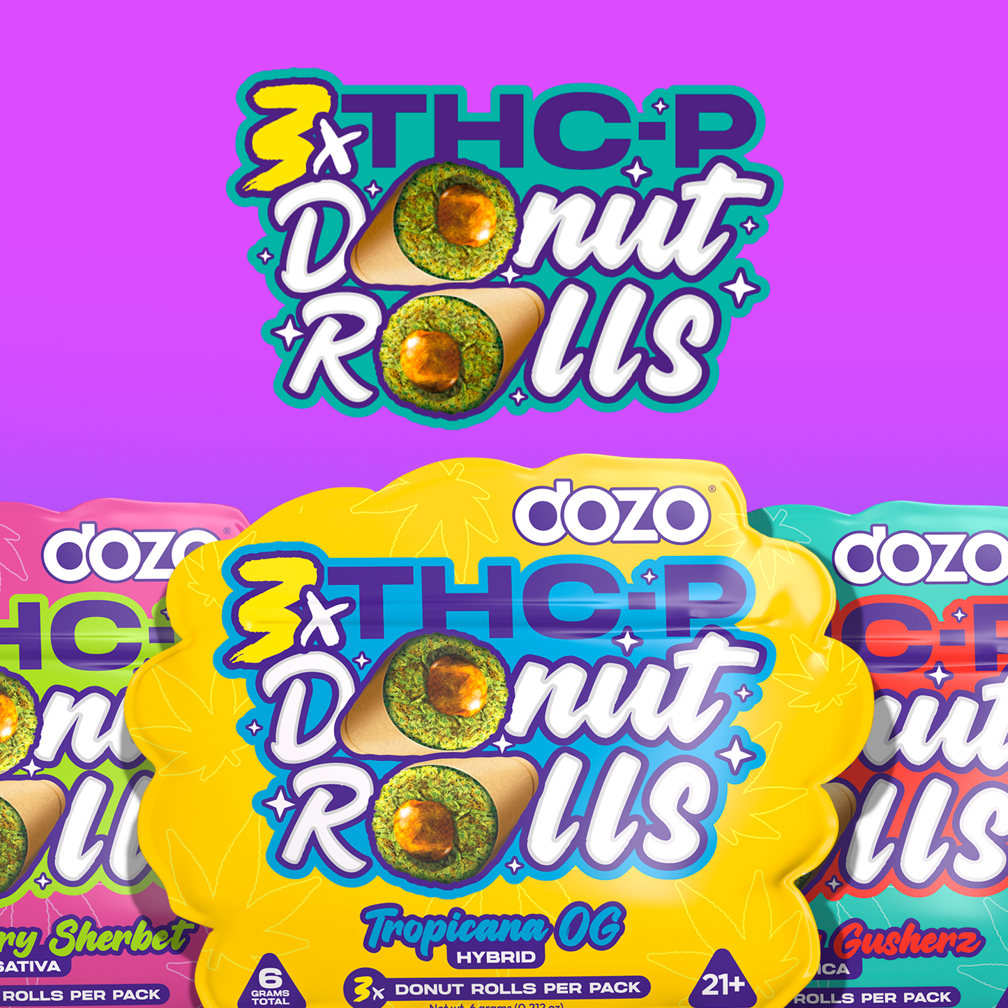 Dozo Donut Prerolls 6 grams (3ct)