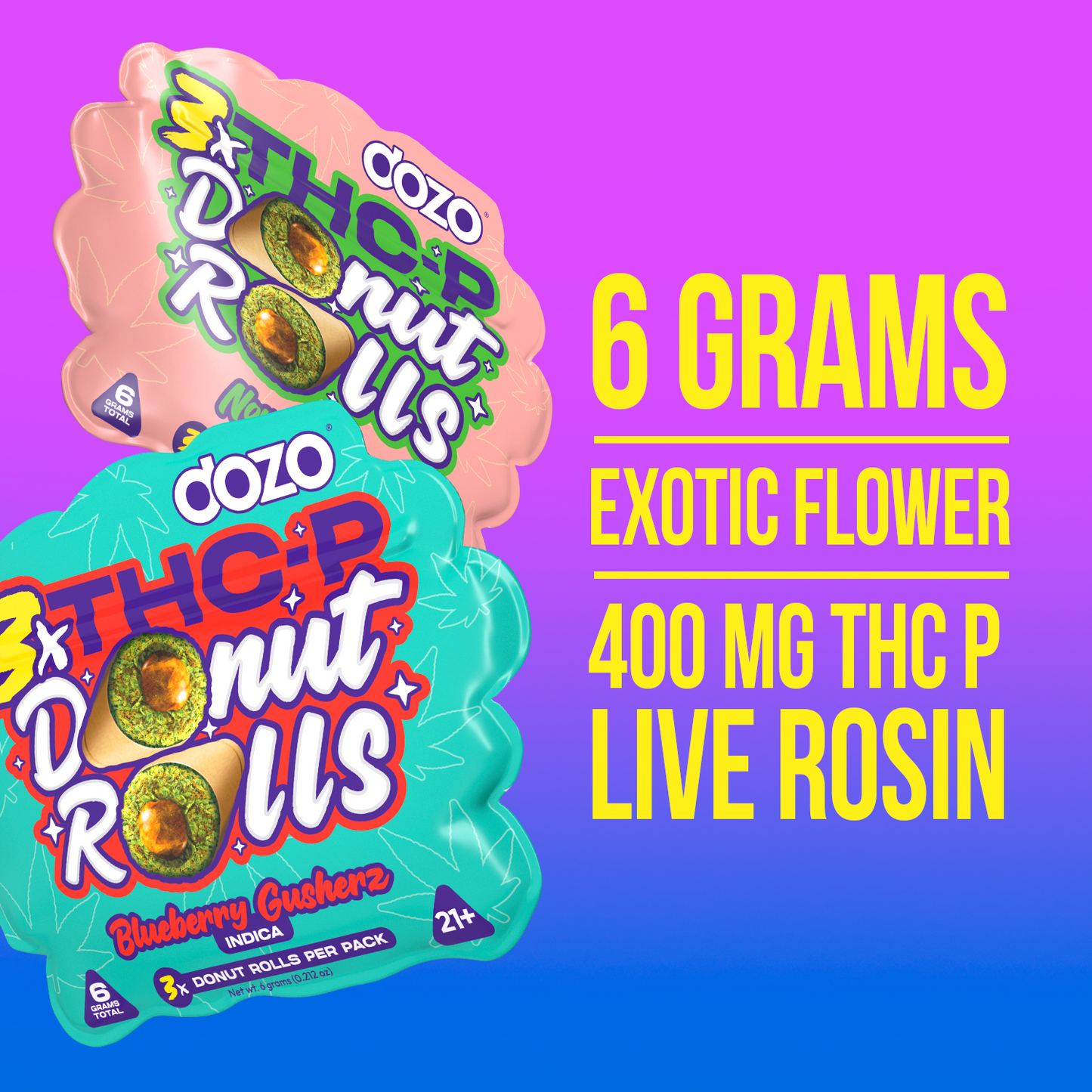 Dozo Donut Prerolls 6 grams (3ct)