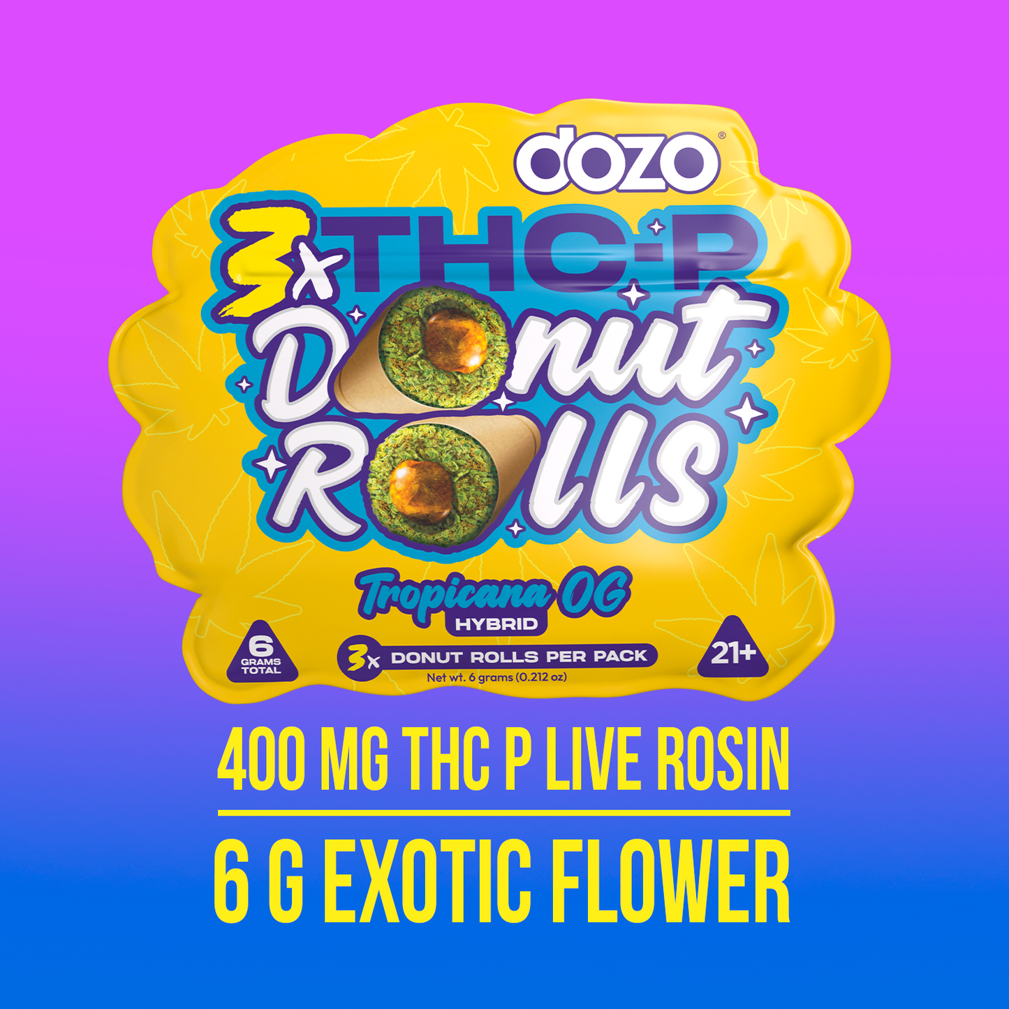 Dozo Donut Prerolls 6 grams (3ct)