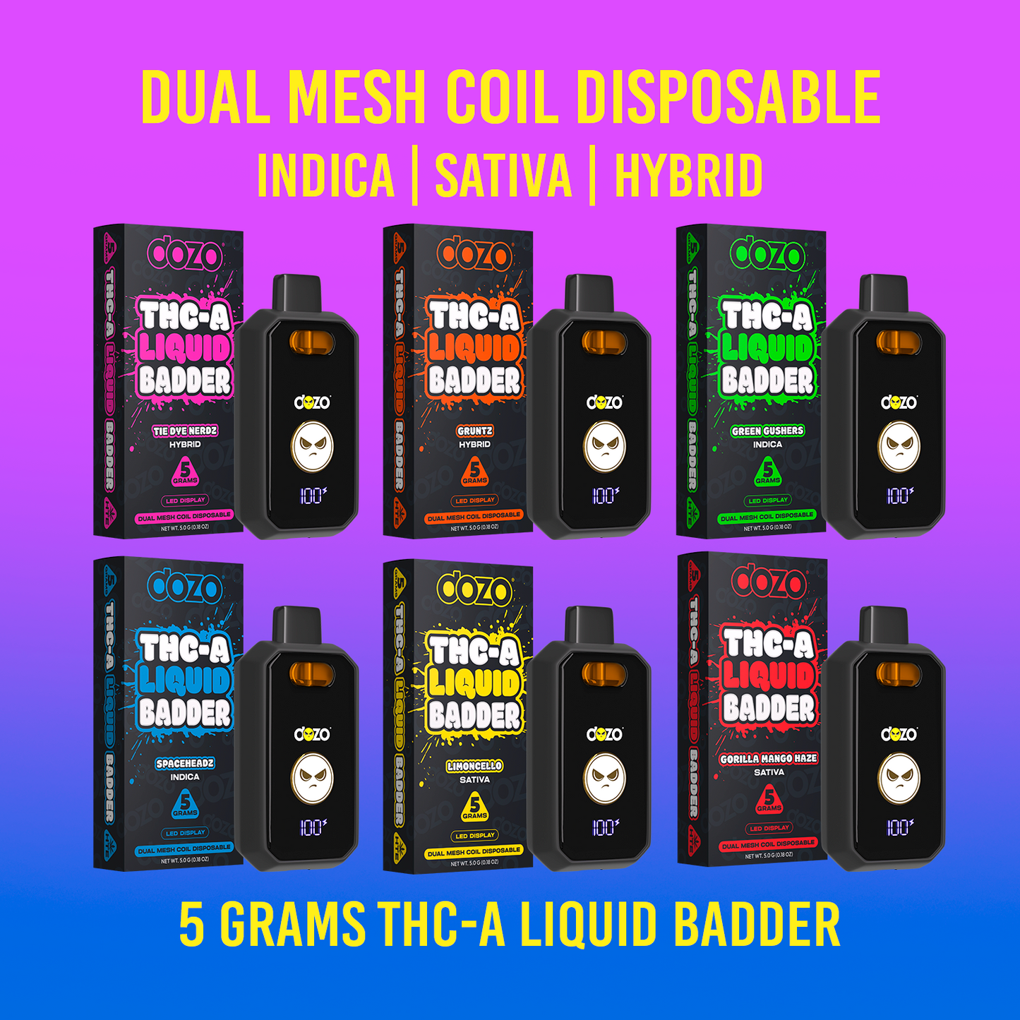 5g Dozo THC-A Liquid Badder