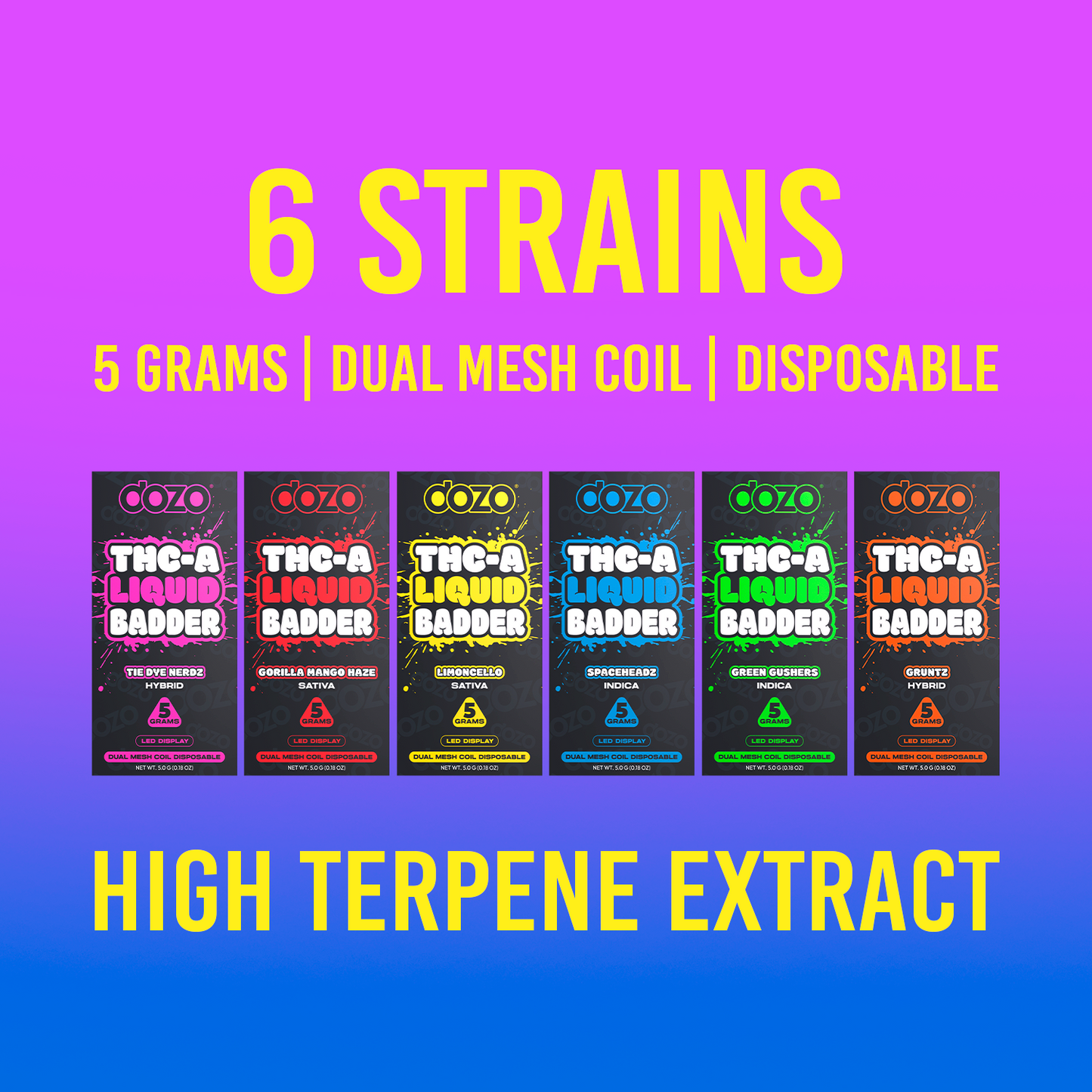 5g Dozo THC-A Liquid Badder