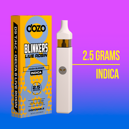 2.5g Dozo Blinkers Live Rosin Disposable Vape