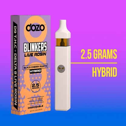 2.5g Dozo Blinkers Live Rosin Disposable Vape