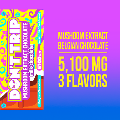Don't Trip Mushroom Extract Chocolate 510mg | Strawberry cream