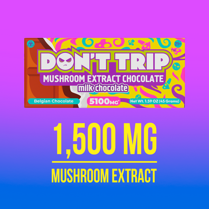 Don't Trip Mushroom Extract Chocolate 510mg | Cookies and Cream