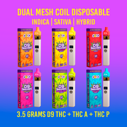 3.5g Dozo D9 Smashers THC-A Disposable