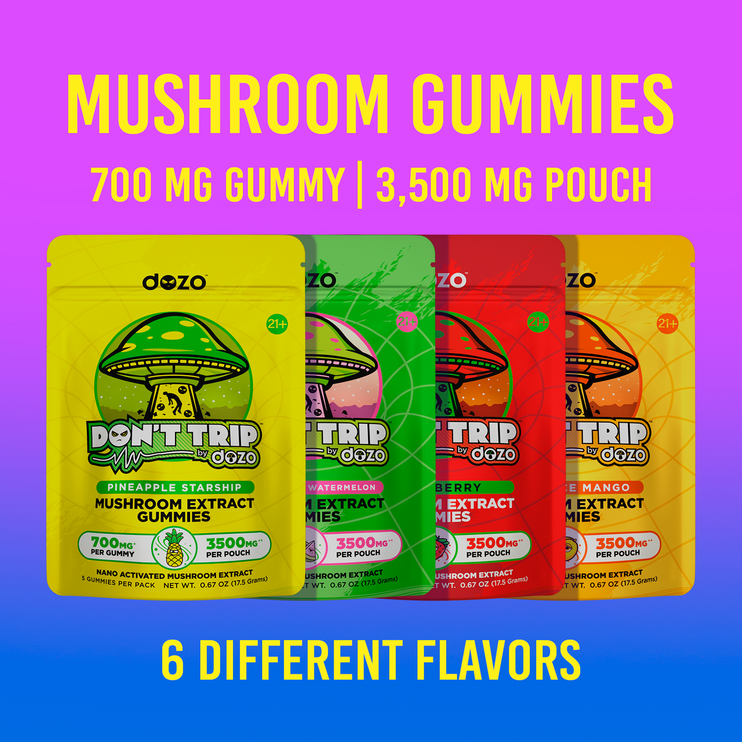 Don’t Trip Mushroom Gummies