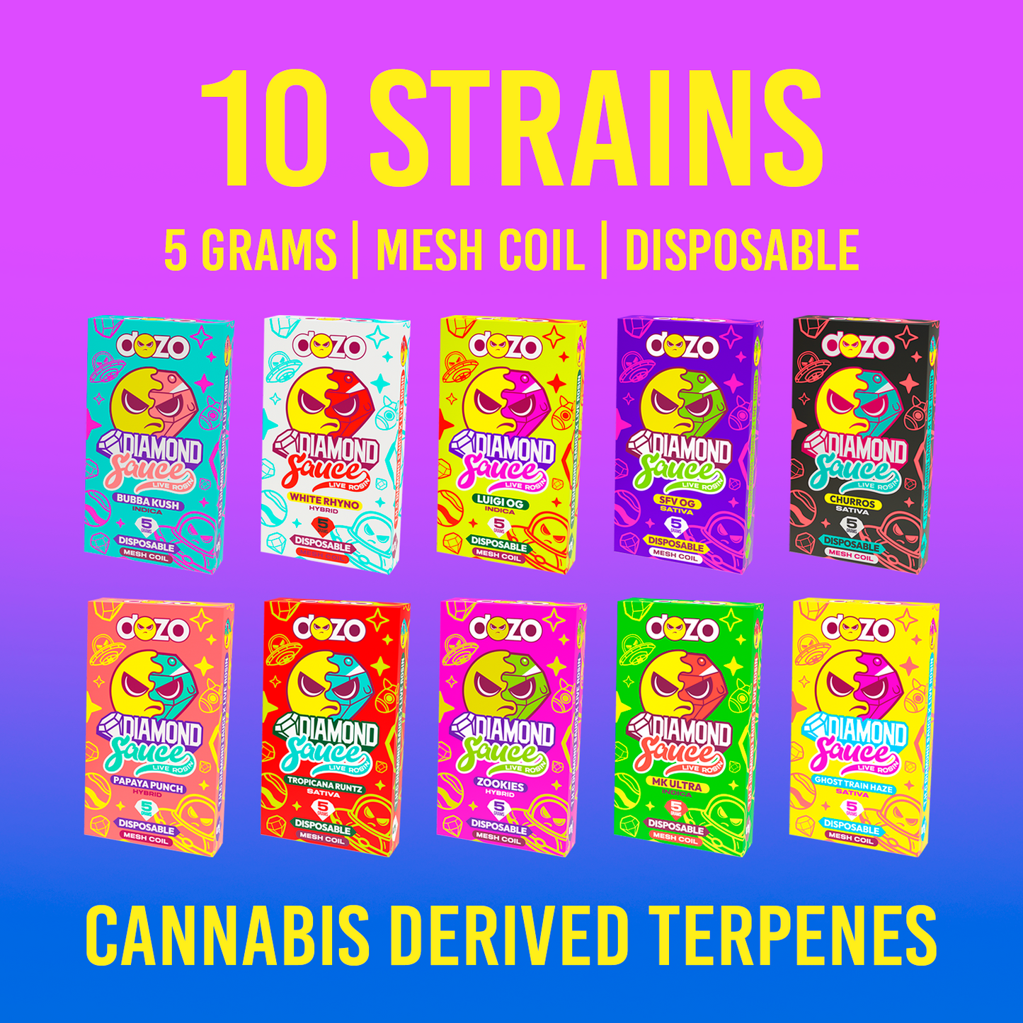 Diamond Sauce Disposable 5g | Churros (Sativa)