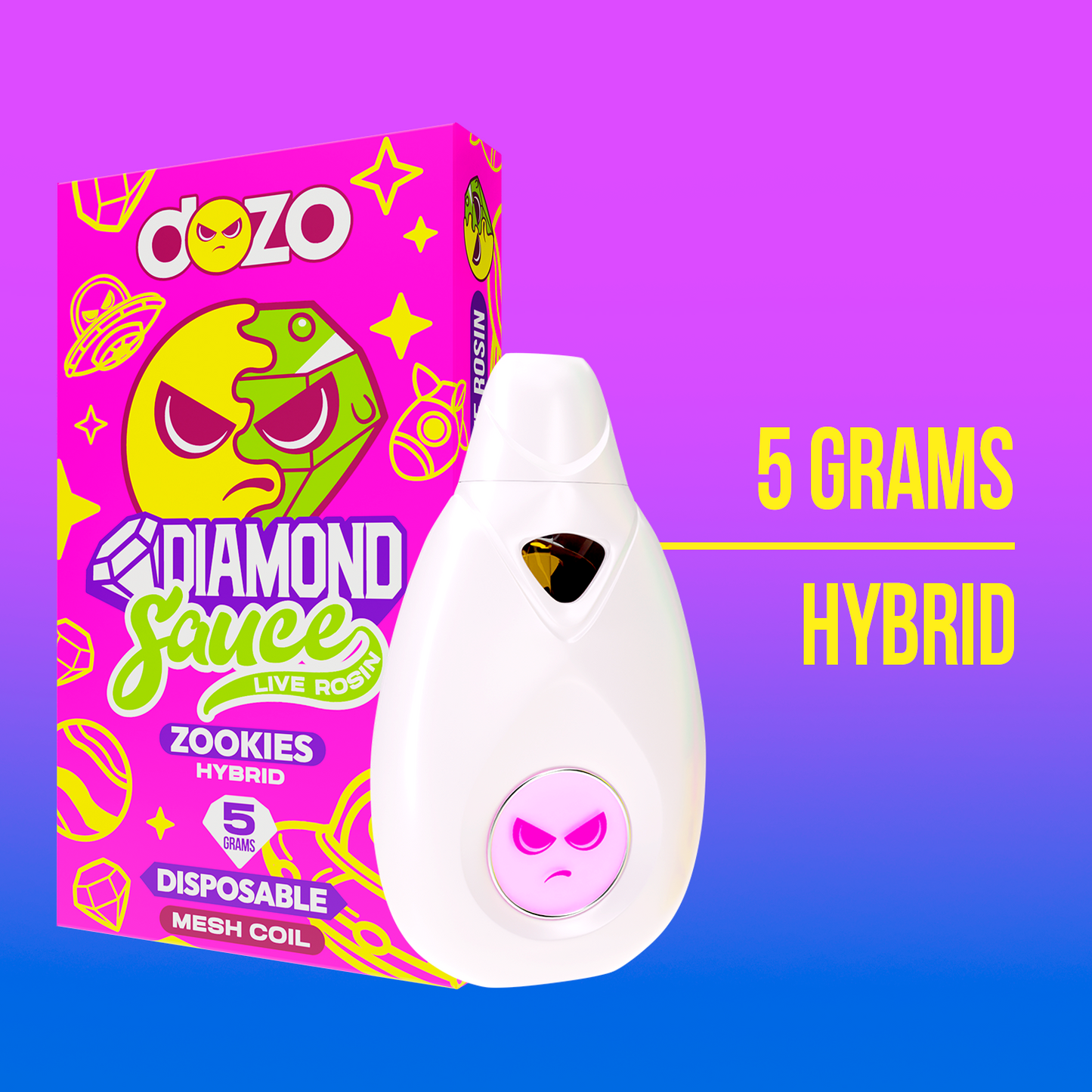 Diamond Sauce Disposable 5g | Luigi OG (Indica)