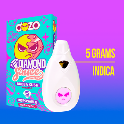 Diamond Sauce Disposable 5g | SFV OG (Sativa)