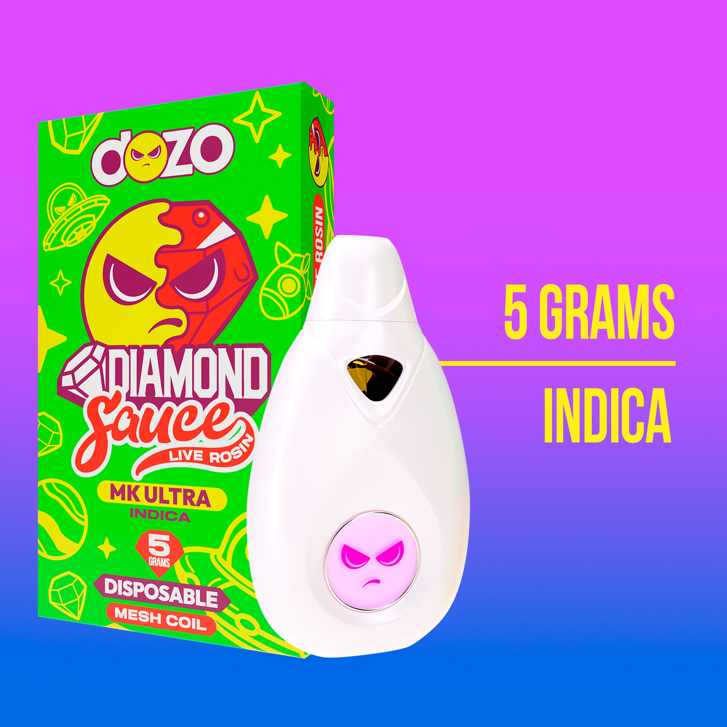 Diamond Sauce Disposable 5g | Churros (Sativa)
