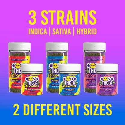 4.2g Dozo THC-A INDOOR FLOWER | Joker Cake - Sativa