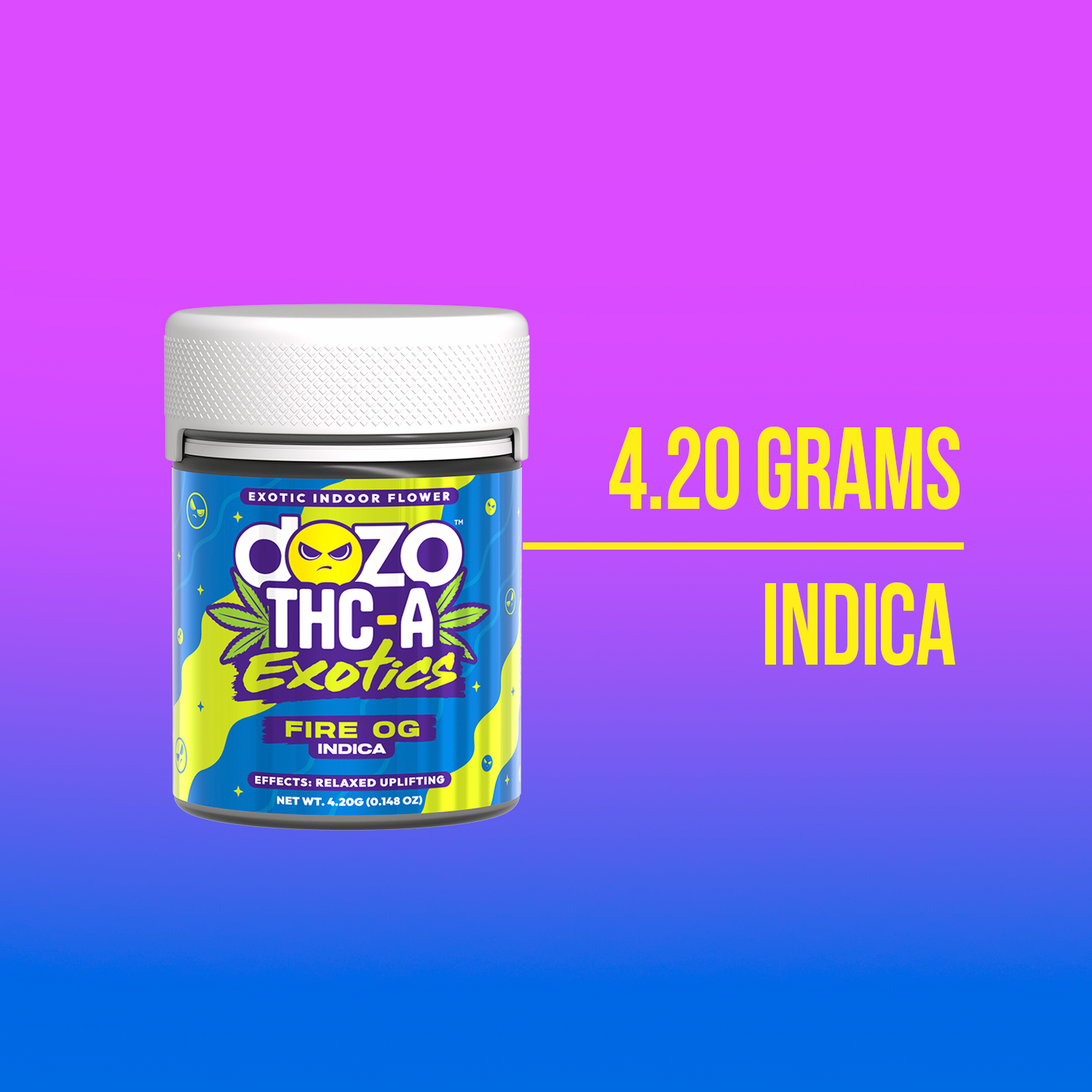 4.2g Dozo THC-A INDOOR FLOWER