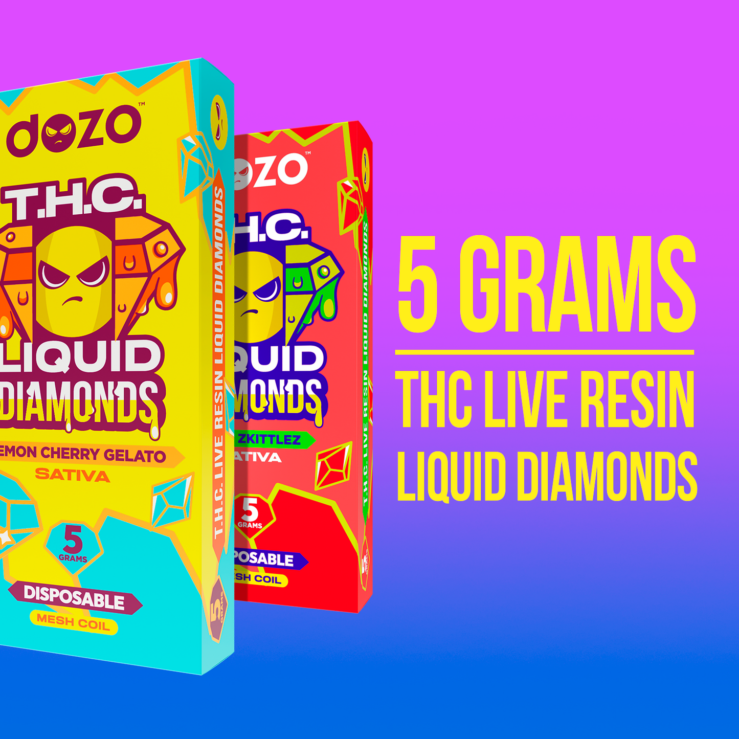 5g Liquid Diamonds Disposable | Stardust Kush (INDICA)