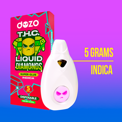 5g Lliquid Diamonds Disposable | Tie Die Nerdz (HYBRID)