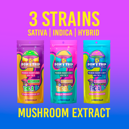 Don't Trip Mushroom Extract Preroll | Moon Monkey (Sativa)