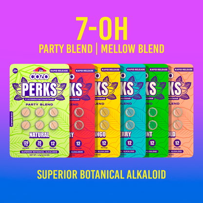 NEW 6ct Dozo PERKS 7-HYDROXYMITRAGYNINE | 6ct (120 mg Per Pack)