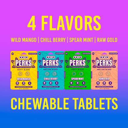 NEW FLAVORS Dozo PERKS 7-HYDROXYMITRAGYNINE | 2ct (40 mg Per Pack)