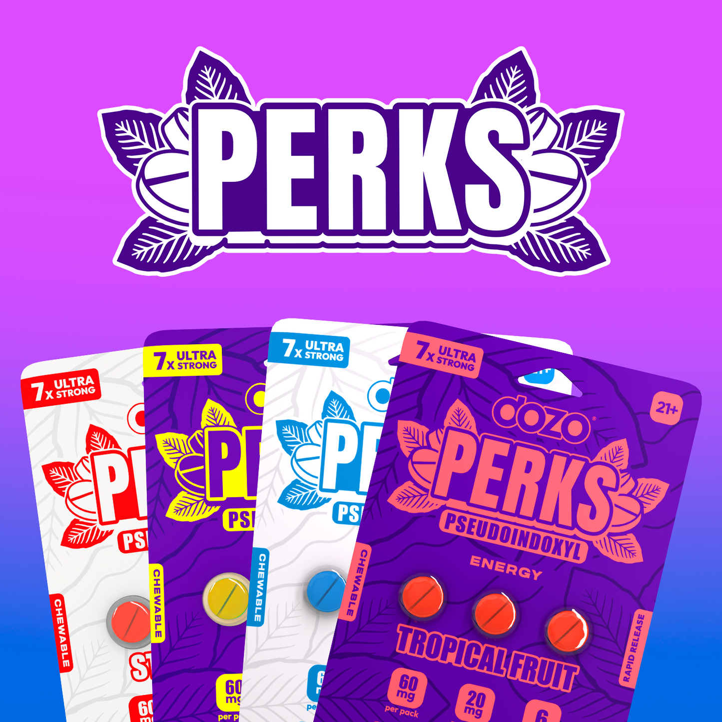 Dozo PERKS PSEUDOINDOXYL | 3ct (60 mg Per Pack)