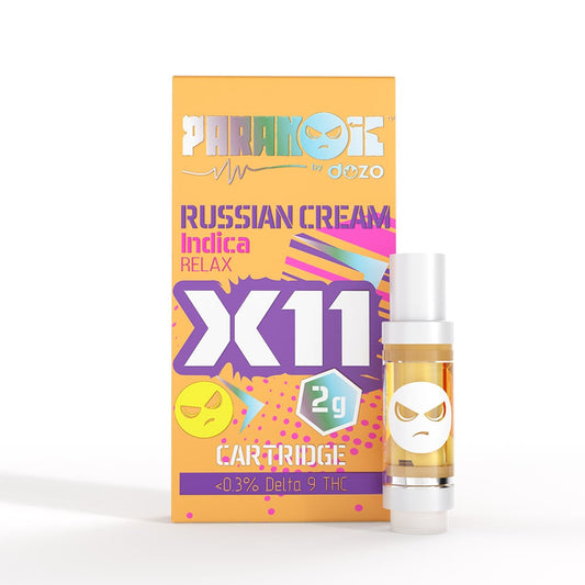 Dozo Paranoic X11 Cart | Russian Cream (Indica)