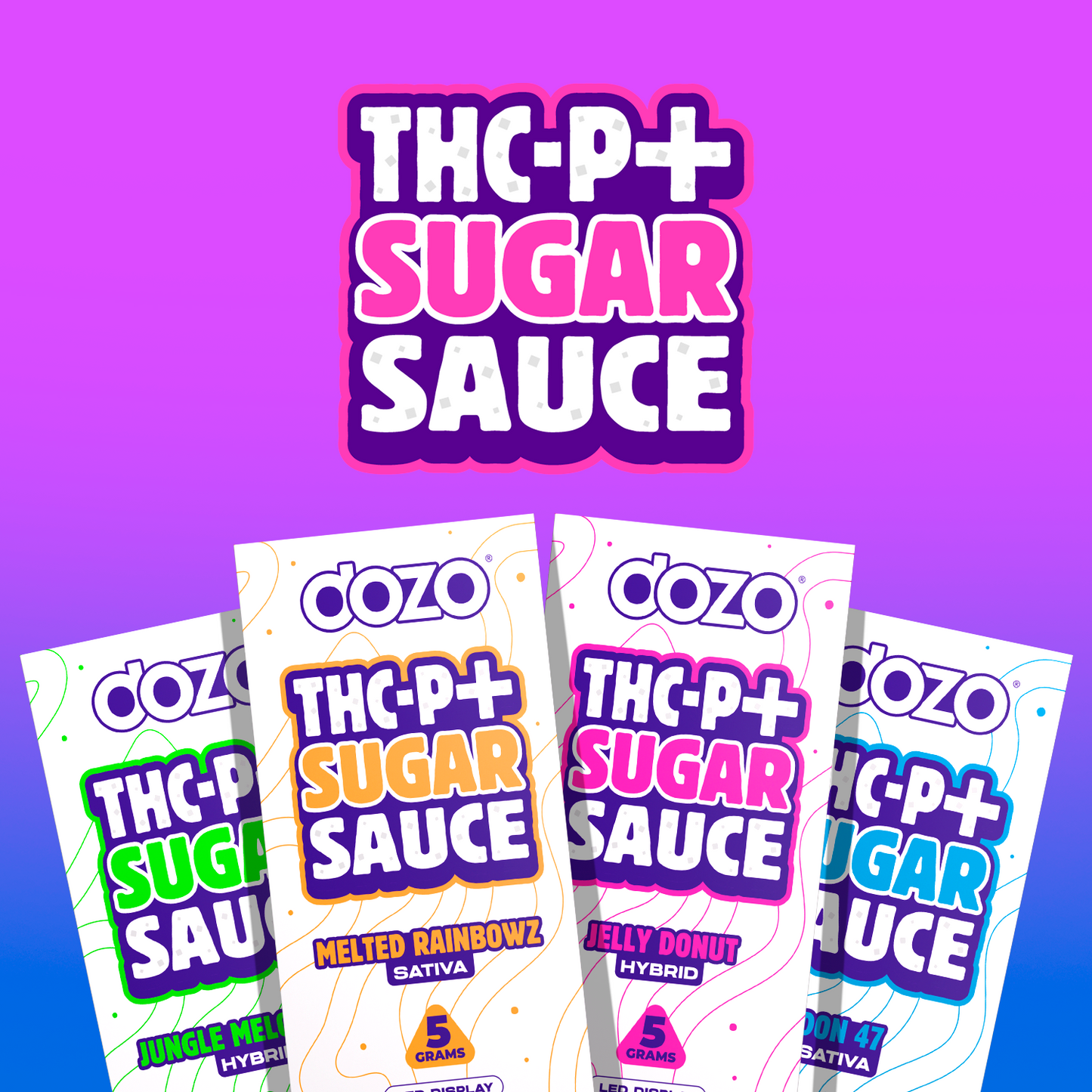 5g Dozo THC-P + Sugar Sause Vape