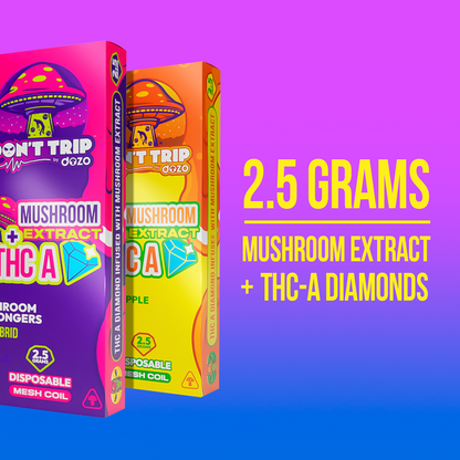 2.5g Don't Trip Mushroom Disposable