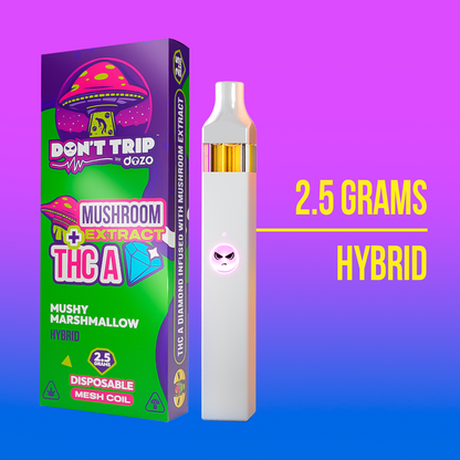 2.5g Don't Trip Mushroom Vape: Shroom Dongers (Hybrid)