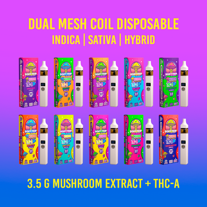 3.5g Dozo Don't Trip Mushroom Vape: Shroomhead Kush (Indica)