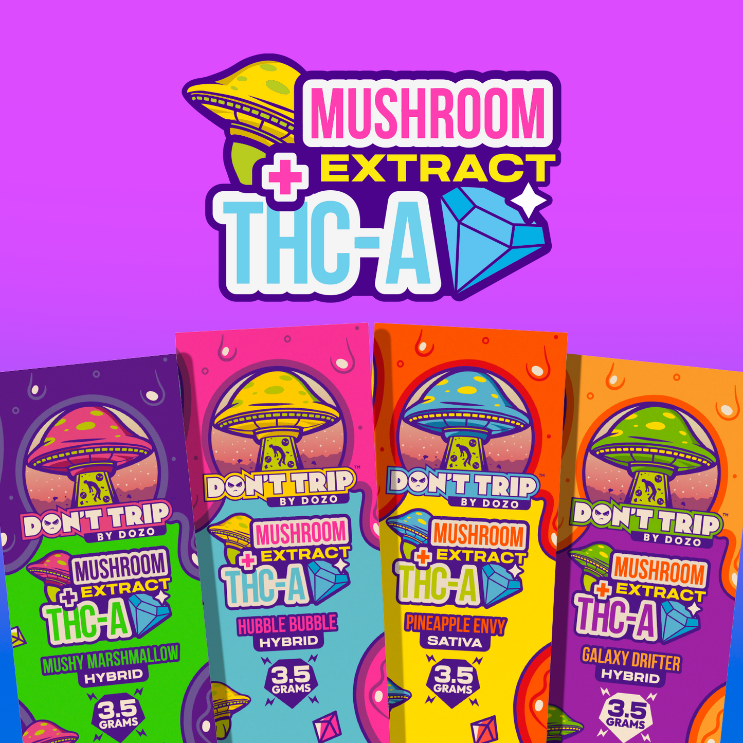 3.5g Dozo Don't Trip Mushroom Vape