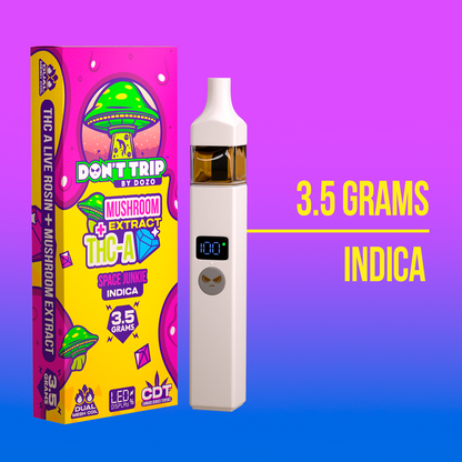 3.5g Dozo Don't Trip Mushroom Vape: Smurf's Dream (Sativa)