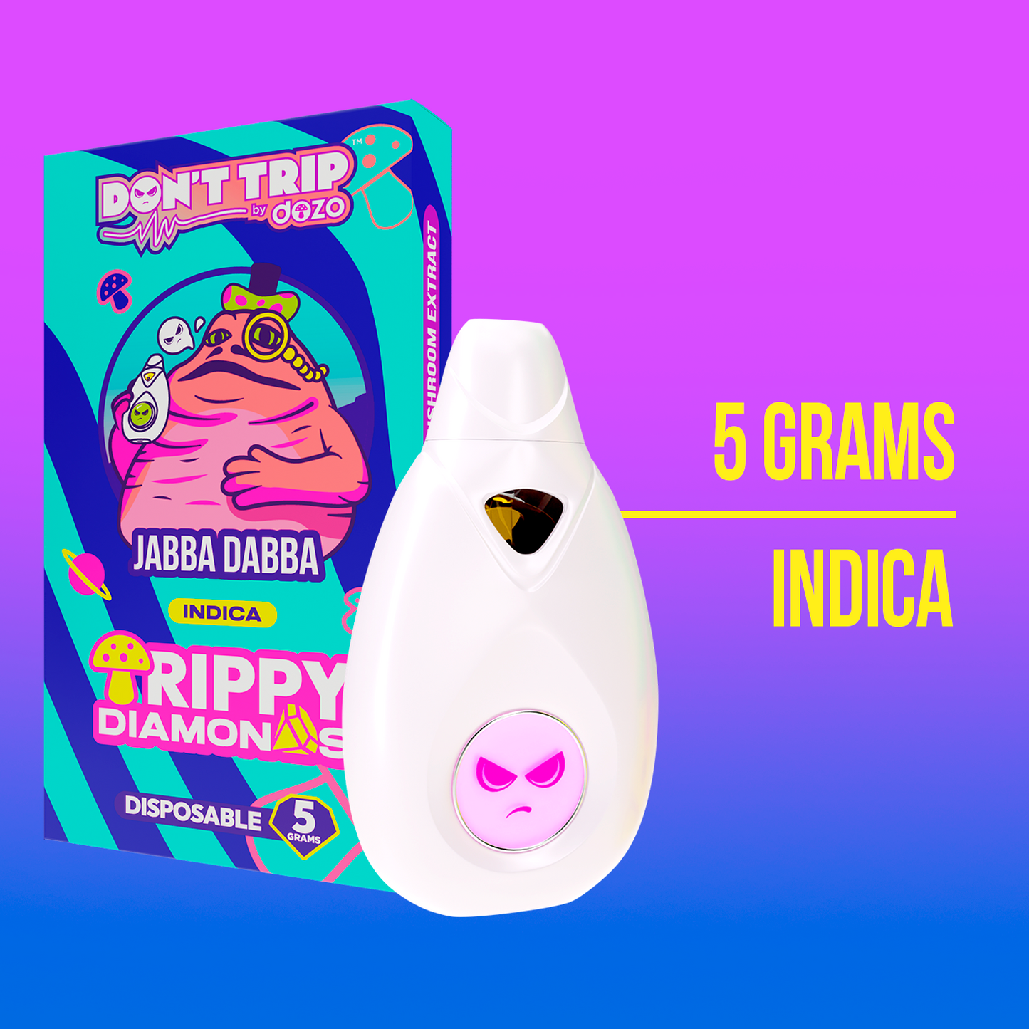 5g Trippy Dimonds Mushroom Vape | Galaxy Hitchhiker (Hybrid)