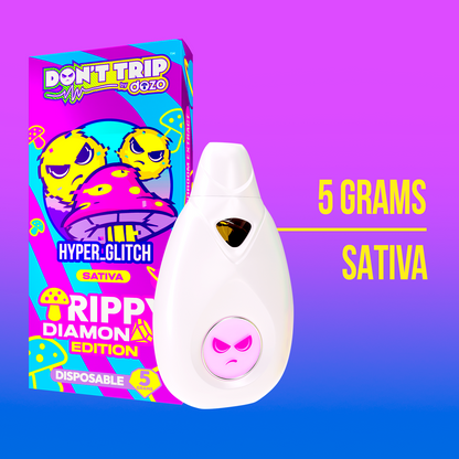 5g Trippy Dimonds Mushroom Vape: Darth Vapor (Hybrid)