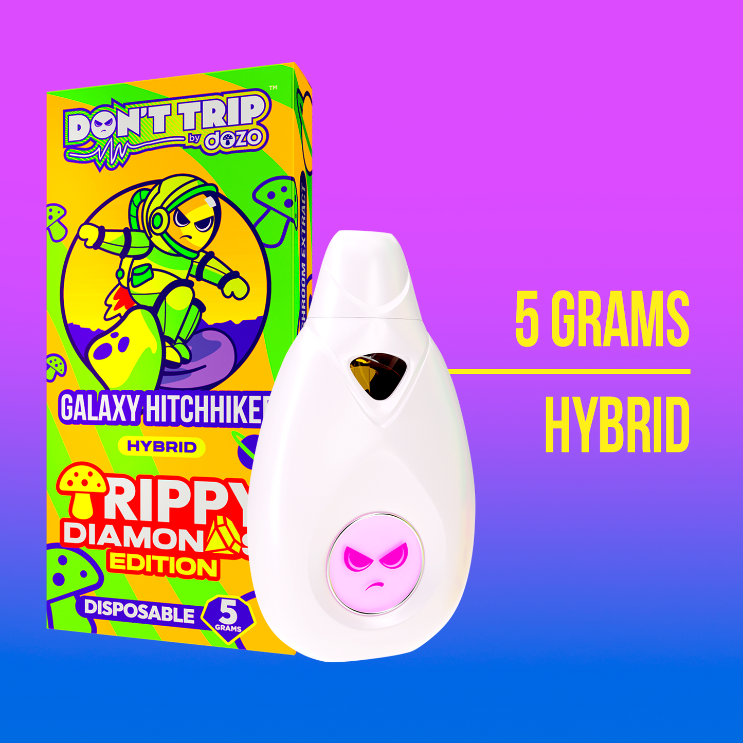 5g Trippy Dimonds Mushroom Vape | Starfucker (Hybrid)