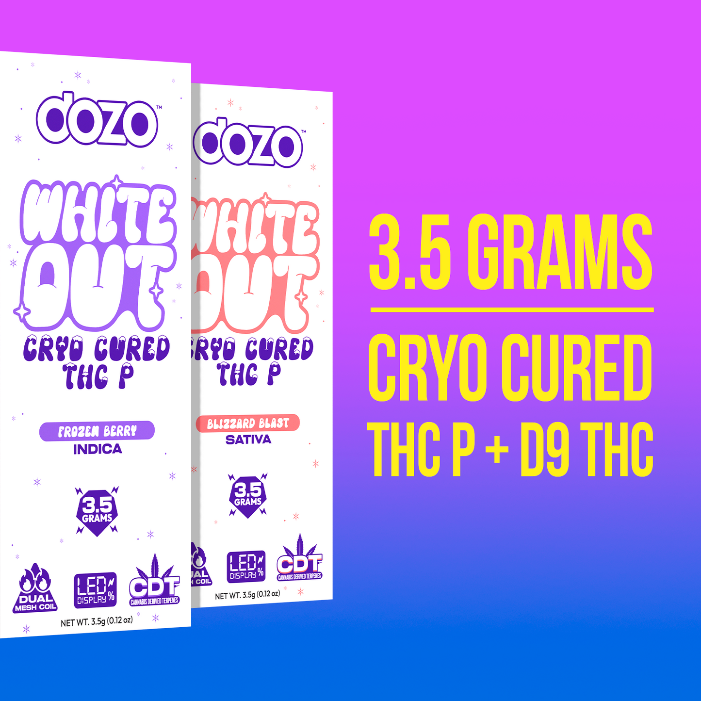 3.5g Dozo White-Out Disposable: Crystal Dream (Hybrid)