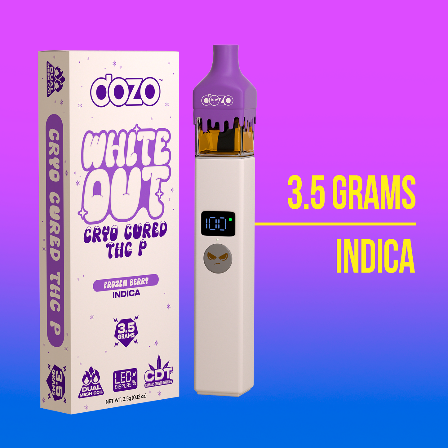 3.5g Dozo White-Out Disposable: Crystal Dream (Hybrid)
