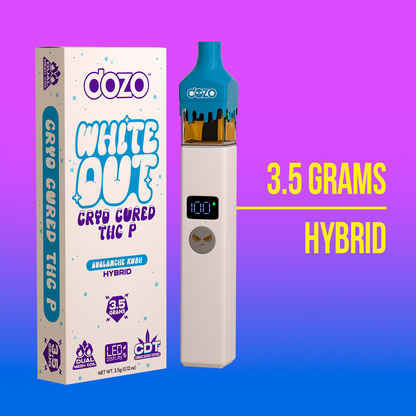 3.5g Dozo White-Out Disposable: Blizzart Blast (Sativa)