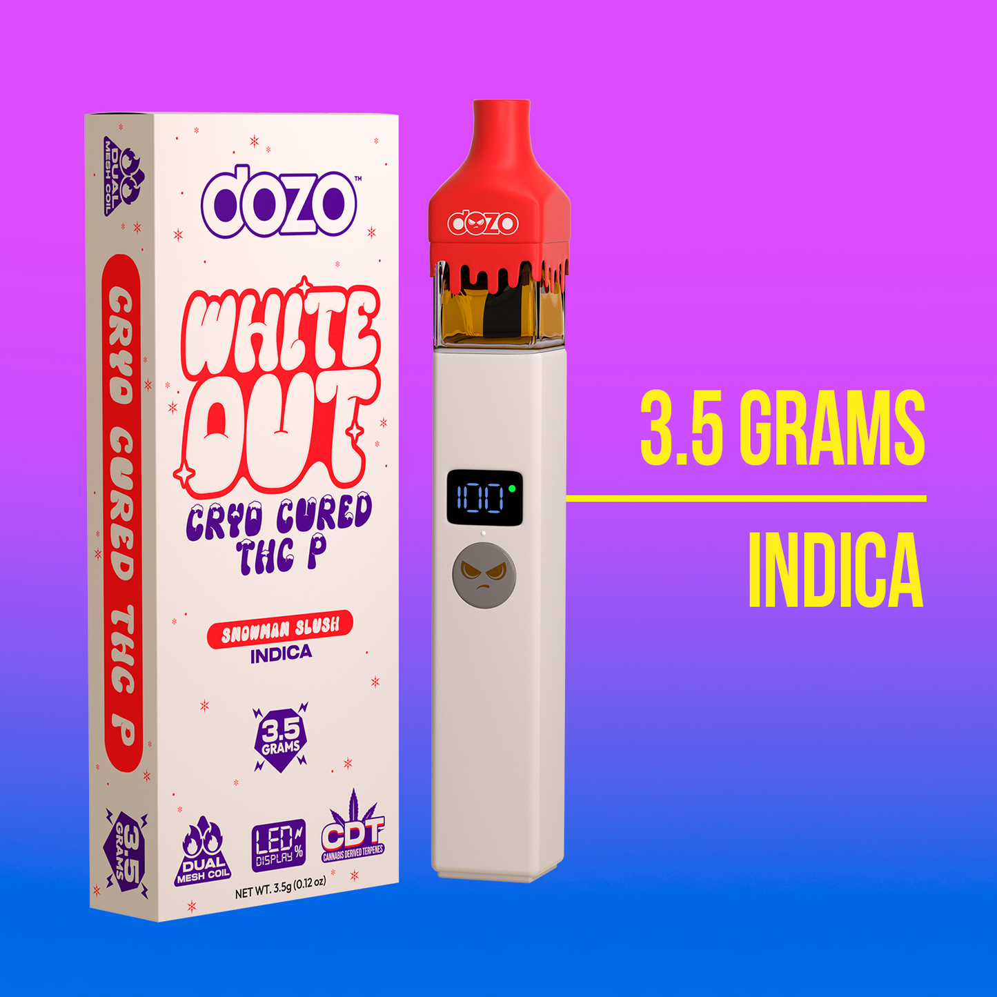 3.5g Dozo White-Out Disposable: Crystal Dream (Hybrid)