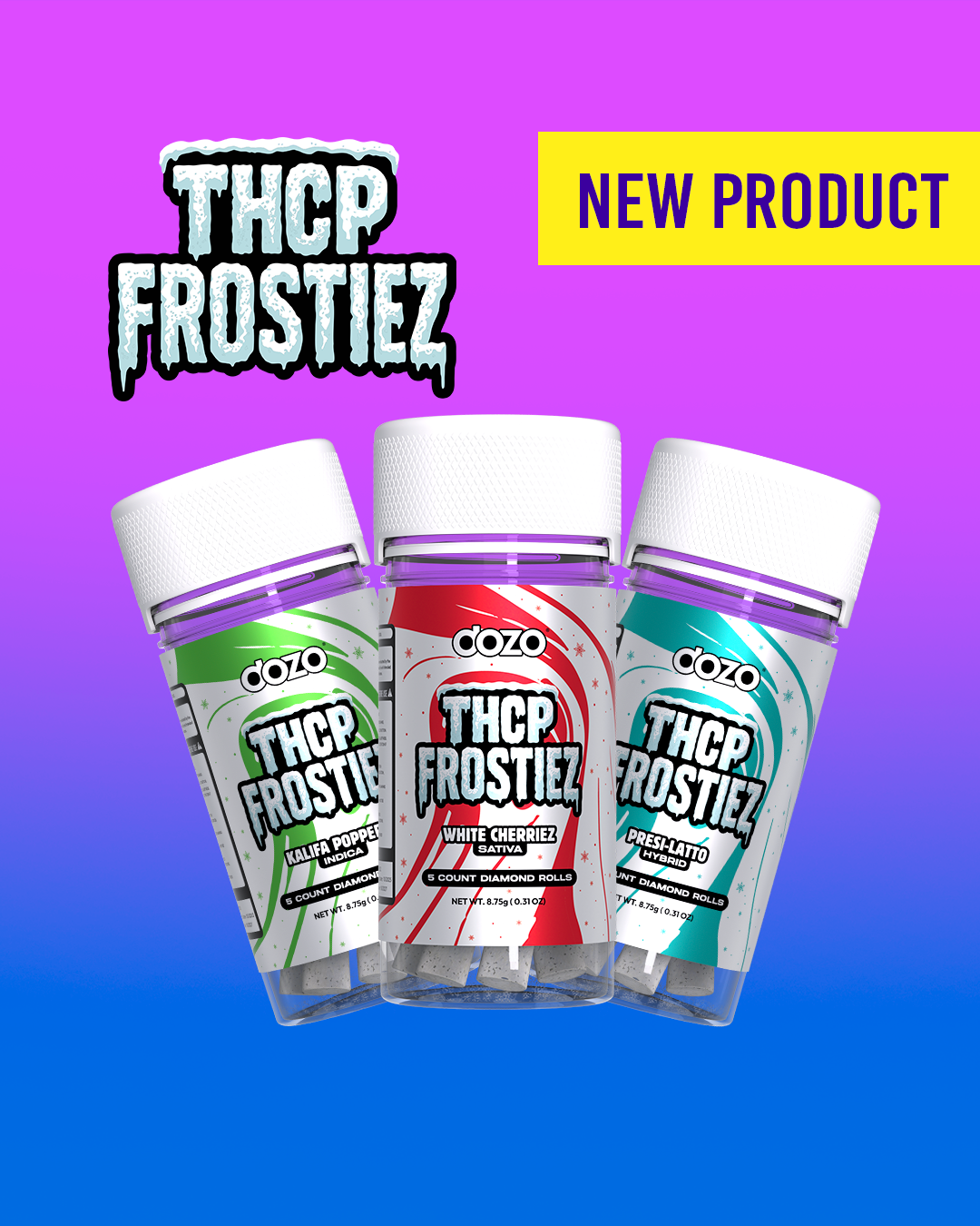 Dozo THCP Frostiez -  Diamond Rolls (5ct)